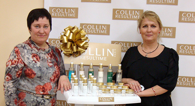 Победители лотереи, получившие супер-приз - тестер-стенд COLLIN Paris RESULTIME