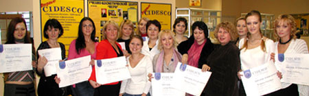 27 января в стенах Международной школы CIDESCO России состоялось торжественное вручение косметикам дипломов CIDESCO