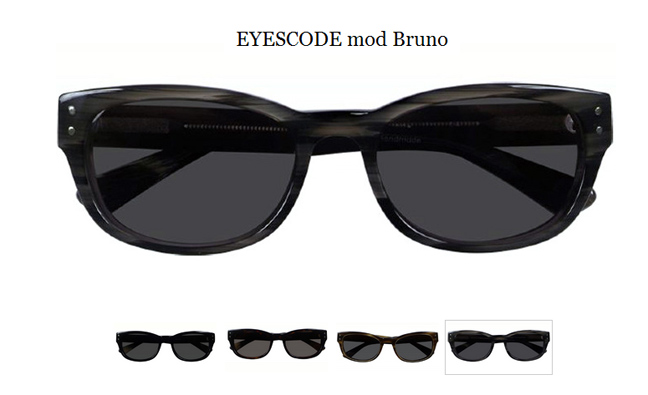 примеры из новой коллекции солнцезащитных очков EYESCODE - Bruno