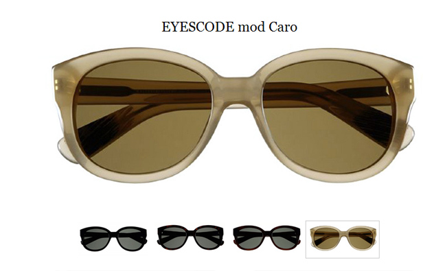 примеры из новой коллекции солнцезащитных очков EYESCODE - Caro